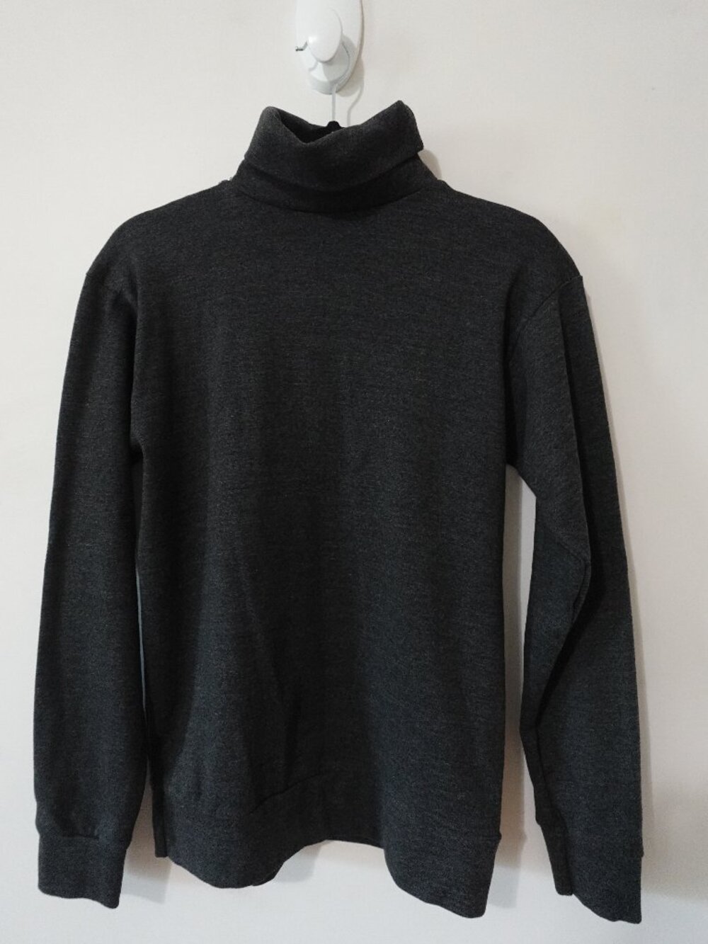 Charcoal Grey High Neck Unisex Sweater